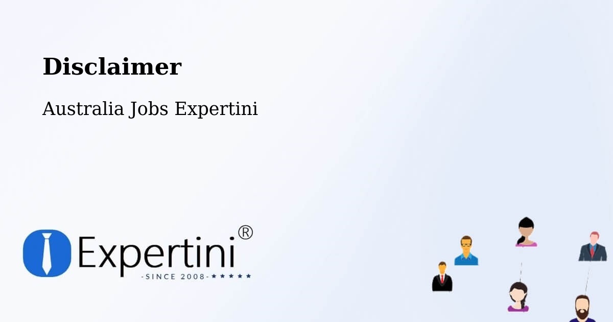 Disclaimer – Buderim - Australia Jobs Expertini